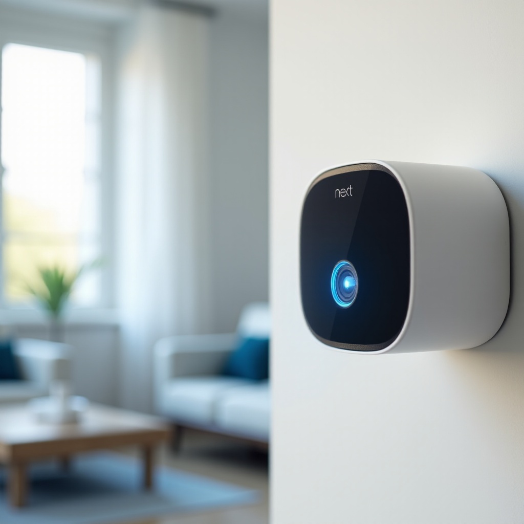 Nest Cam lampeggia in blu