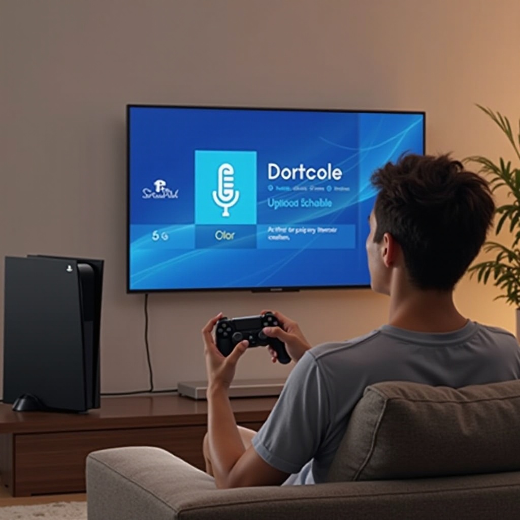 chat vocale PS5 tramite la TV