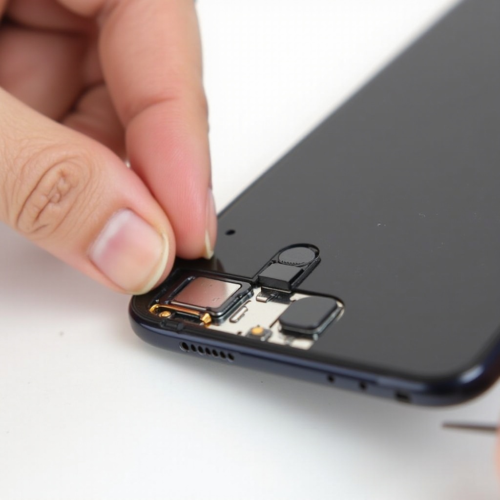 how to remove broken sim tray