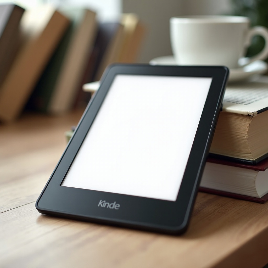 Kindle atascado en una pantalla blanca