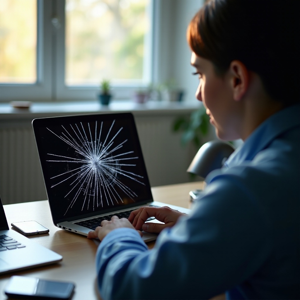 cómo arreglar una pantalla de portátil rota sin reemplazarla