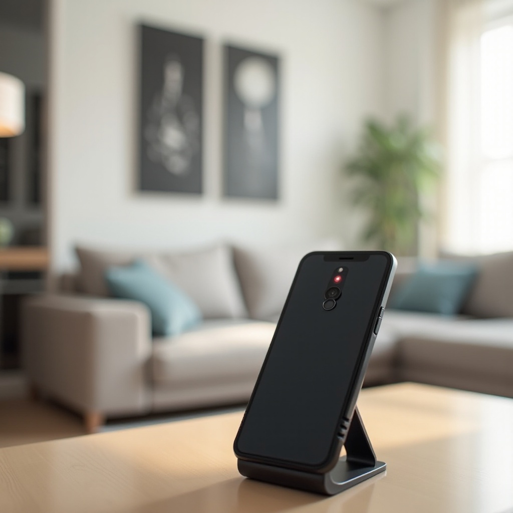 usar el teléfono como cámara de seguridad