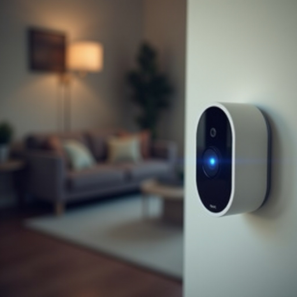 камера Nest мигает синим