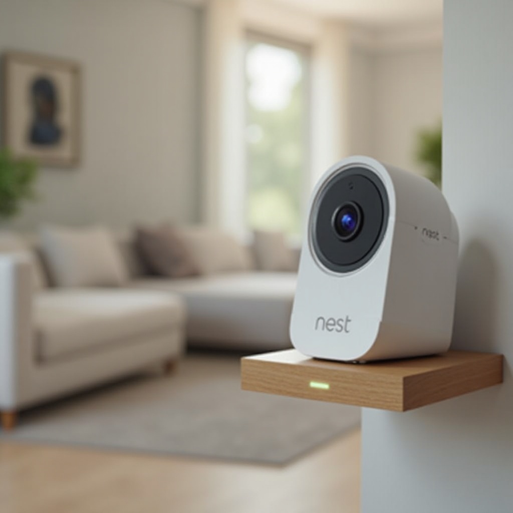 significado de las luces de la Nest Cam