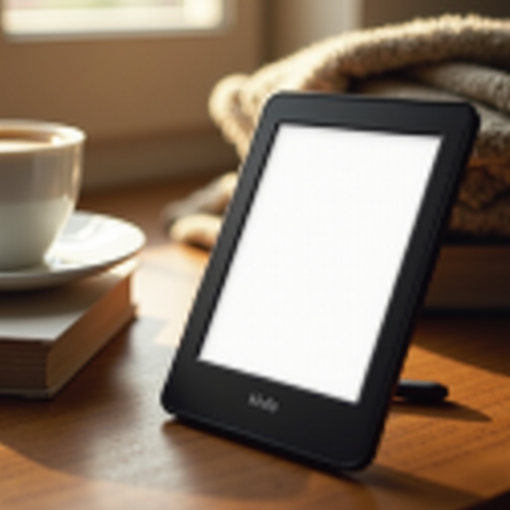 Kindle застрял на белом экране