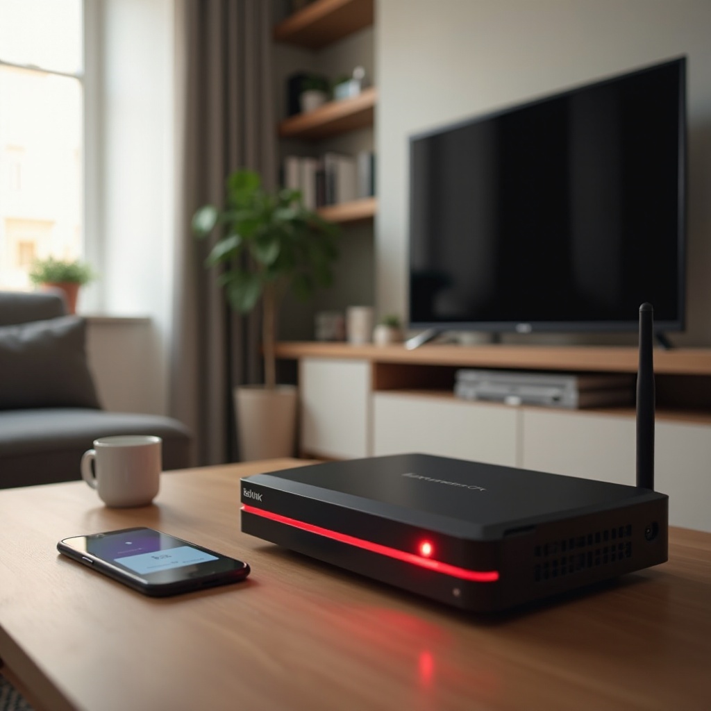 ضوء أحمر وامض في جهاز تسجيل Reolink DVR