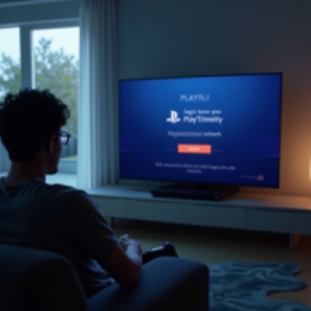 error al iniciar sesión en PlayStation Network en PS5