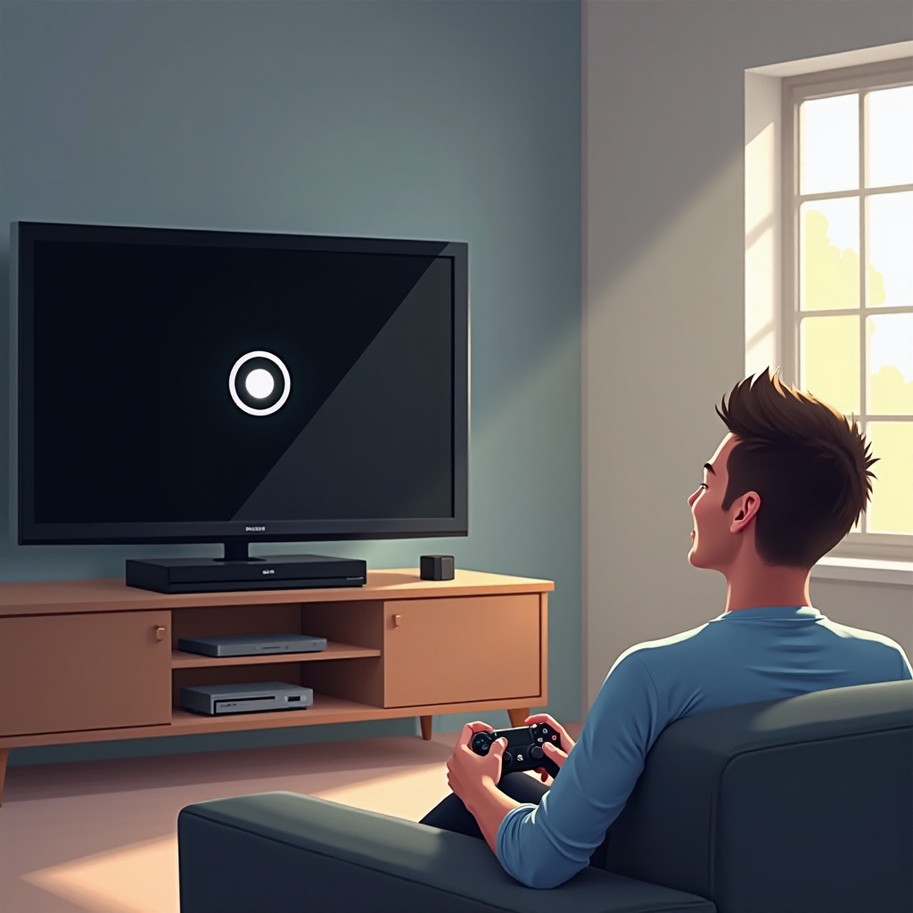 La PS5 no se muestra en la televisión, pero el sonido funciona
