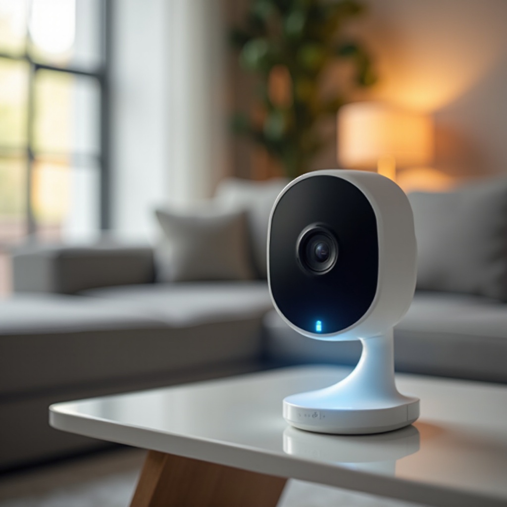 Nest Cam clignote en bleu