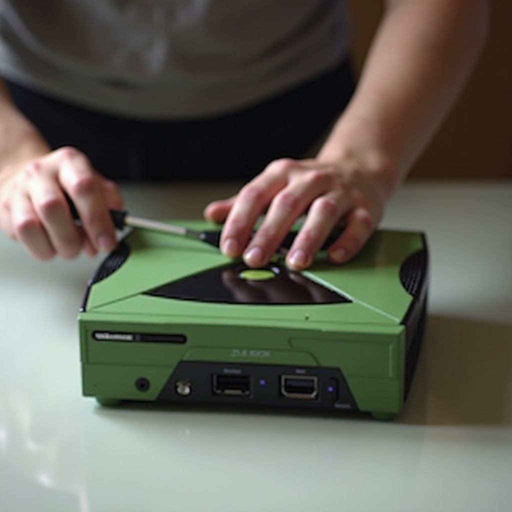 comment ouvrir la Xbox originale