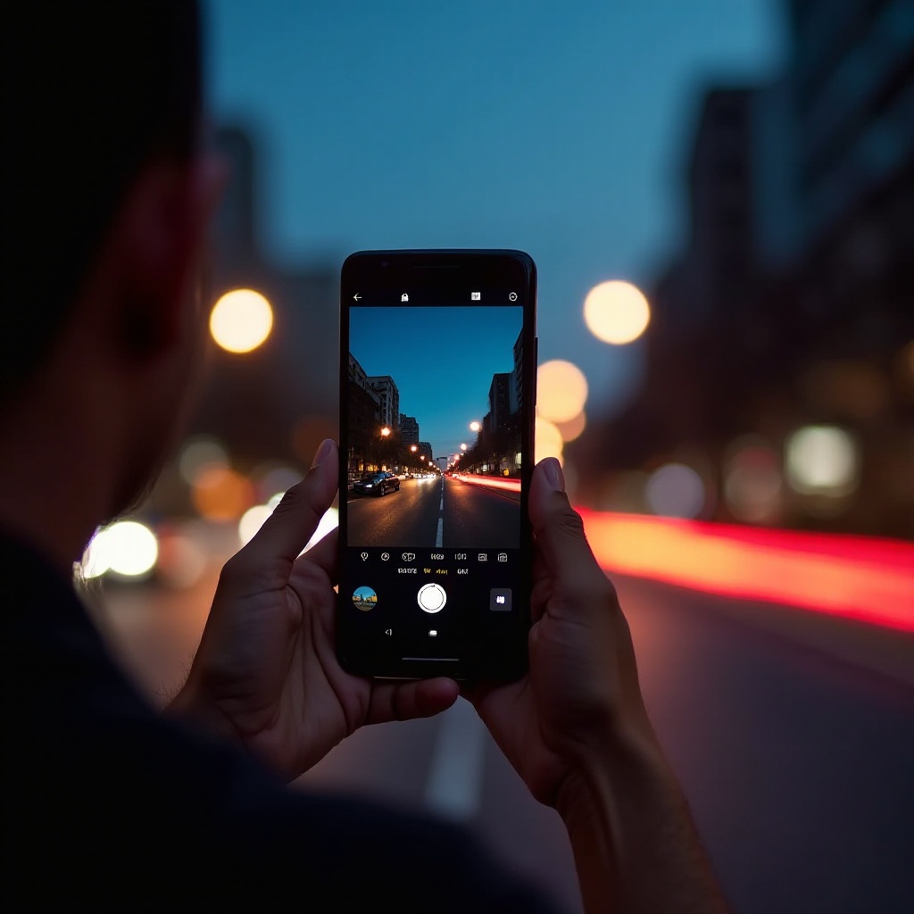comment utiliser la longue exposition sur Android